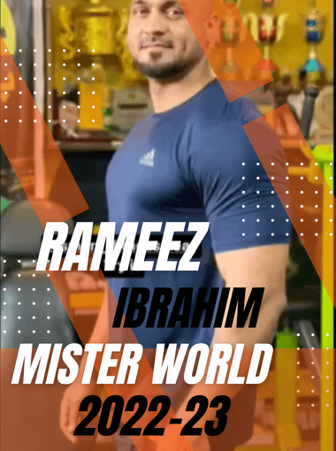 RAMEEZ IBRAHIM MISTER WORLD